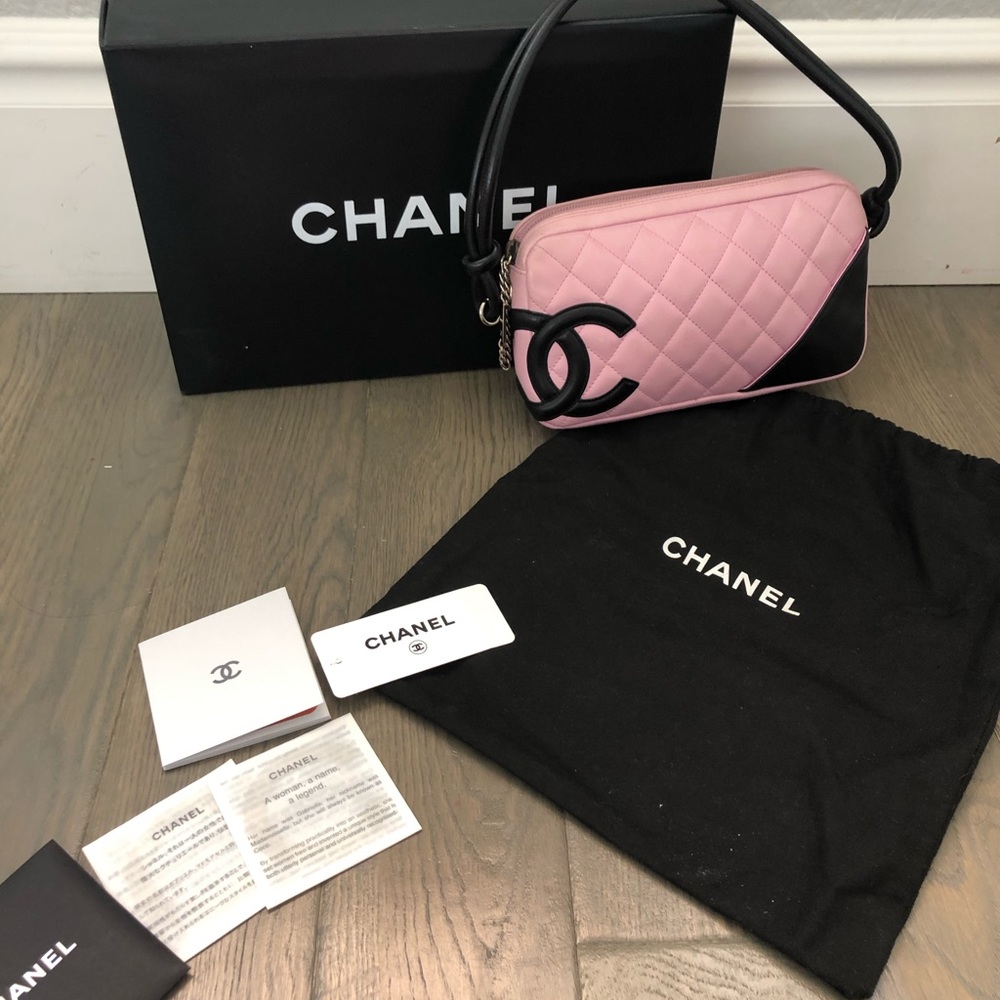 CHANEL Cambon pouchette PINK